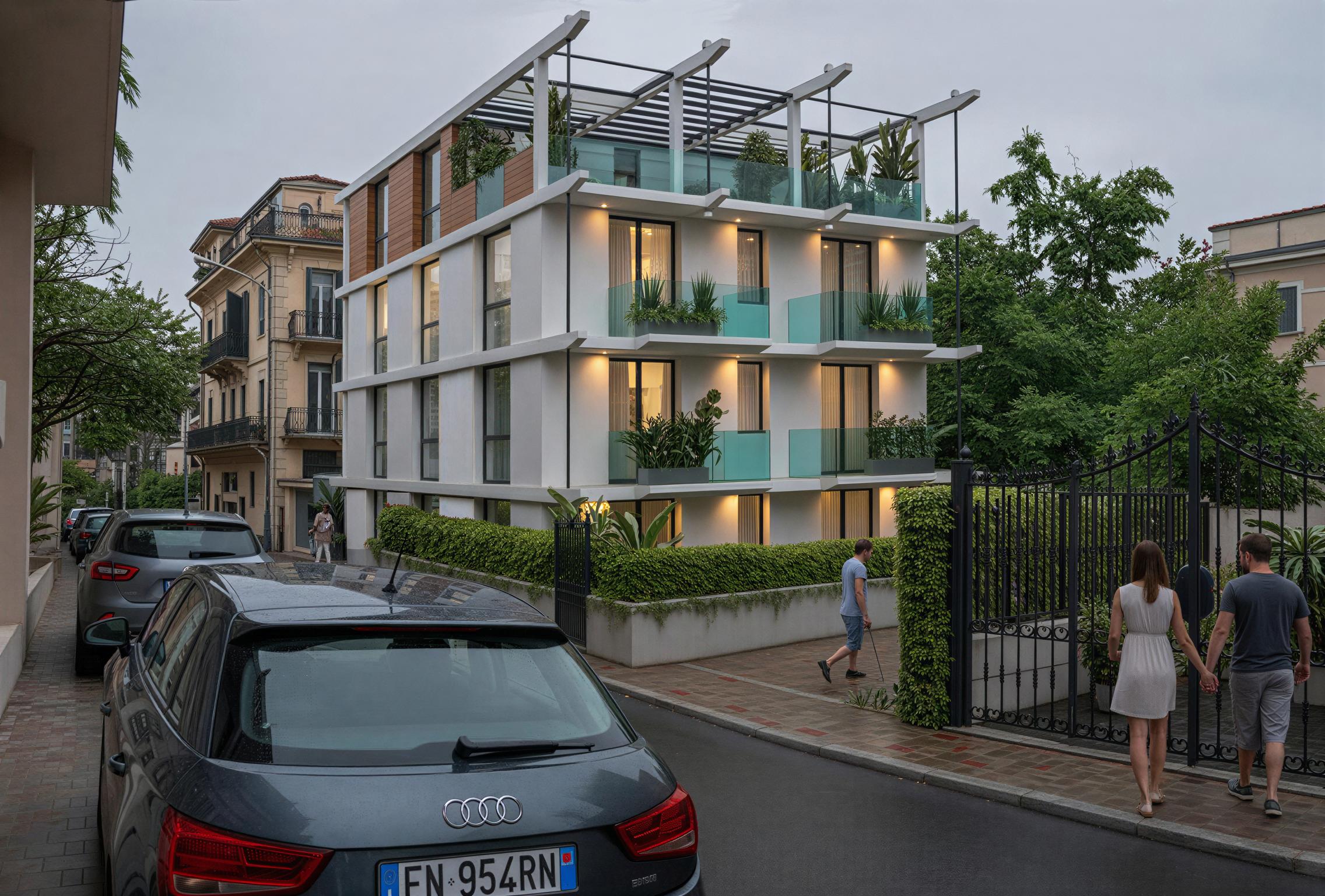 Progetto di edificio residenziale - Bordighera (IM) - 2025\2026 - in costruzione