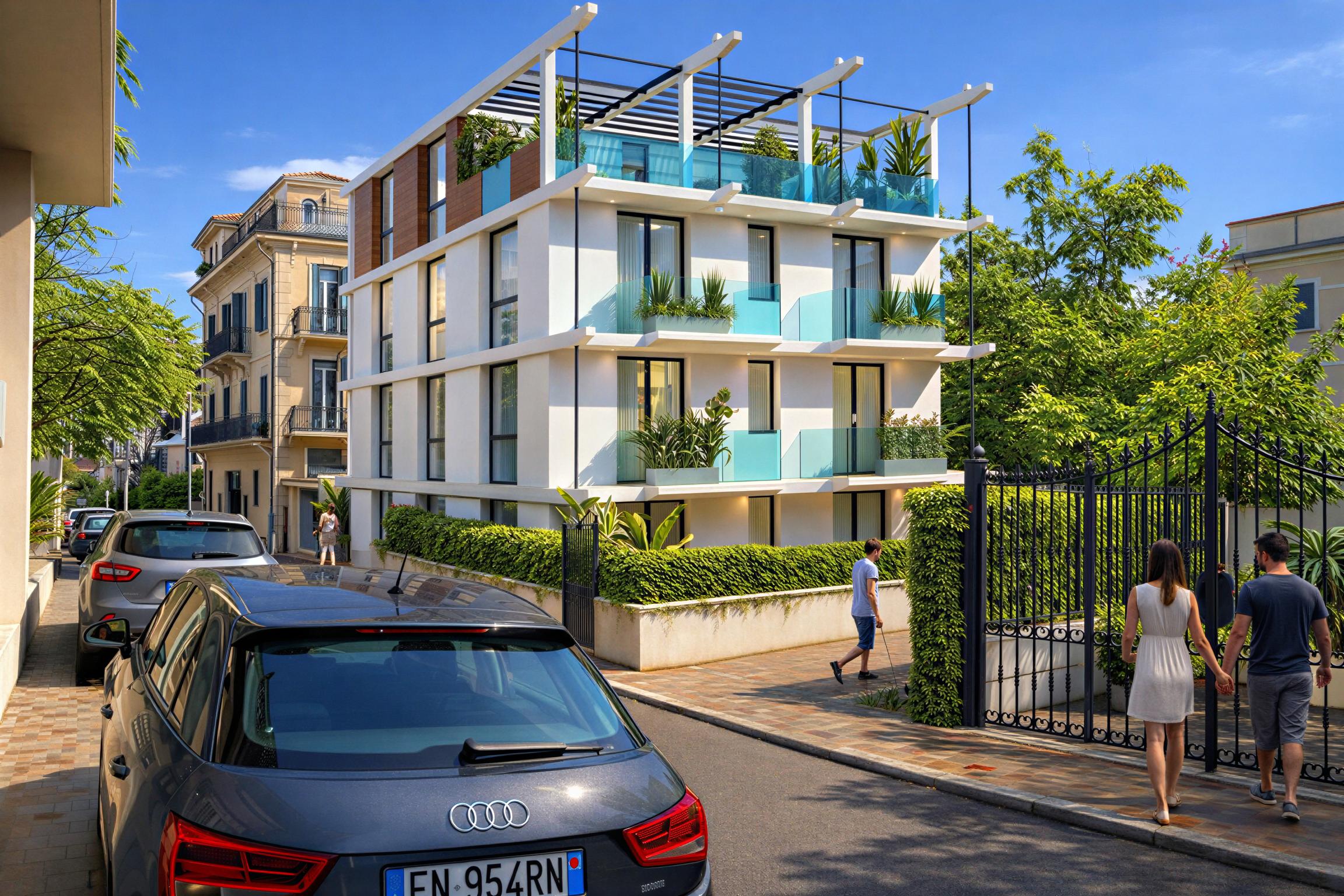 Progetto di edificio residenziale - Bordighera (IM) - 2025\2026 - in costruzione