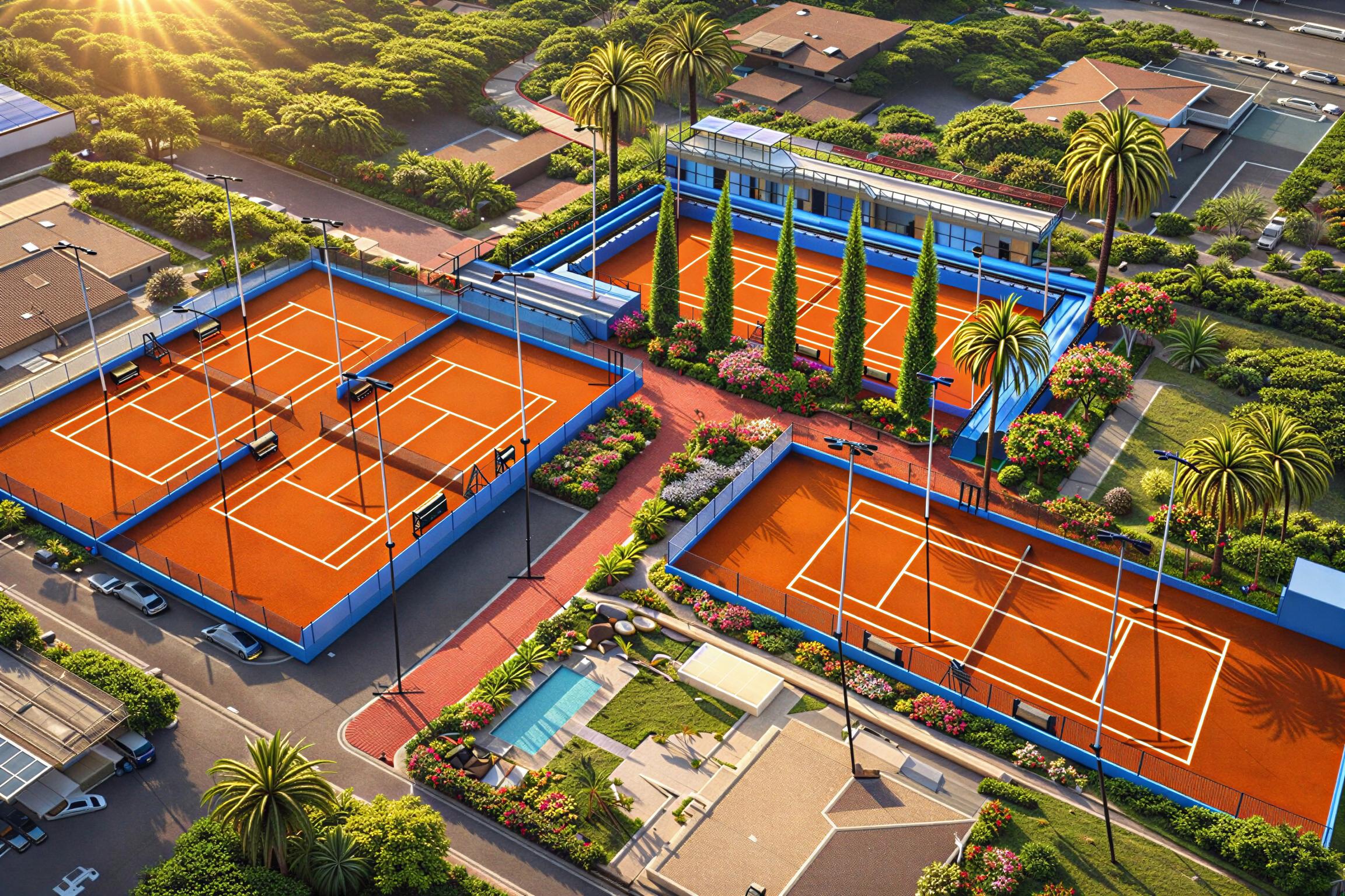 Ristrutturazione di centro sportivo tennis club Bordighera (IM), realizzazione di nuovo campo da tennis con tribune, ristrutturazione club house, realizzazione di nuovo bocciodromo - 2024\2025 - in iter