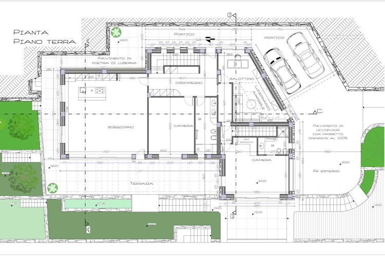 Progetto di fabbricato residenziale monofamiliare - 2025 - in costruzione