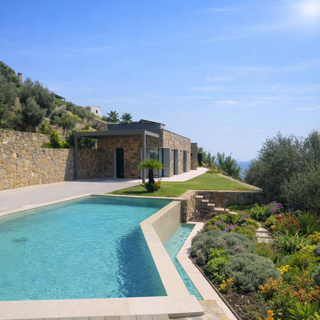 Progetto di n. 2 fabbricati residenziali monofamiliari - Bordighera (IM) - 2024 - conclusi