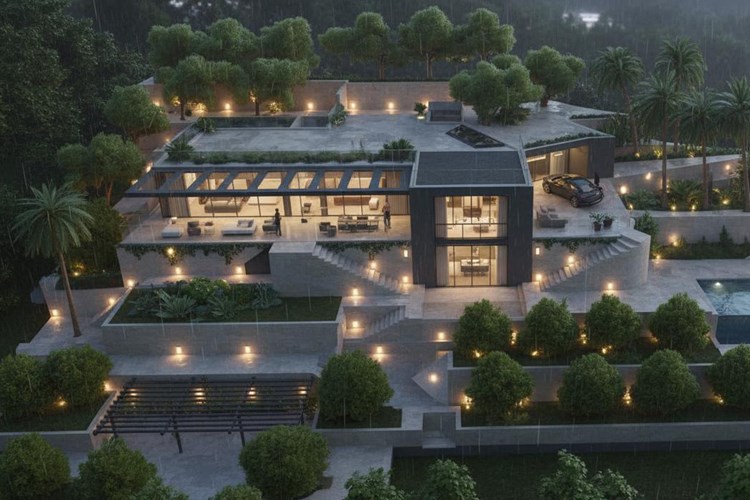 Progetto di fabbricato residenziale monofamiliare - 2025 - in costruzione