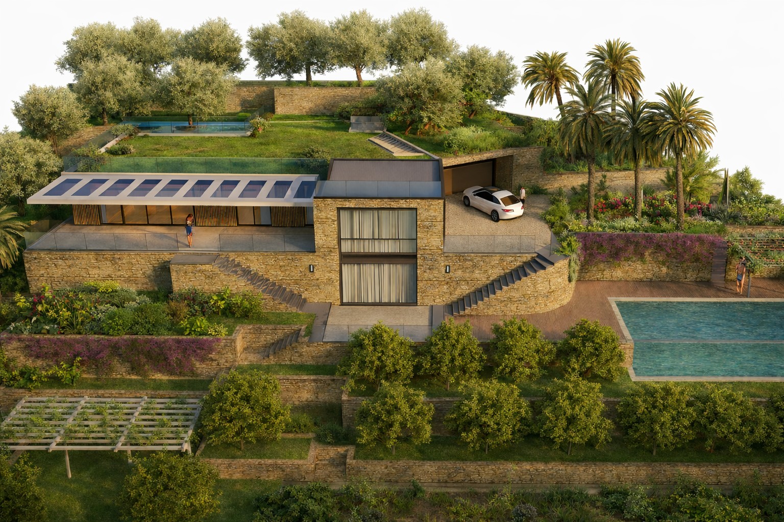 Progetto di fabbricato residenziale monofamiliare - 2025 - Bordighera (IM) - in costruzione