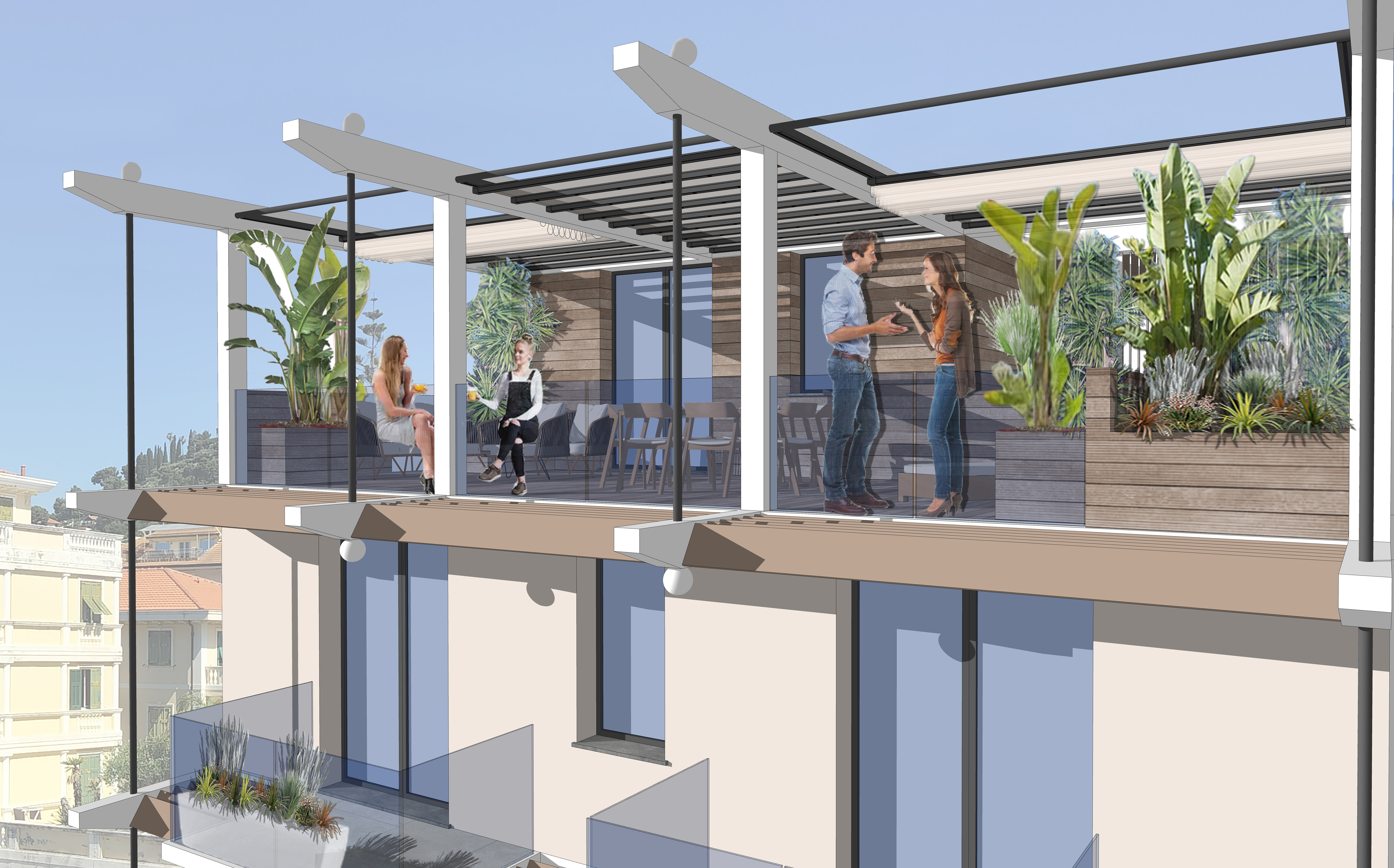Progetto di edificio residenziale - Bordighera (IM) - 2025\2026 - in costruzione