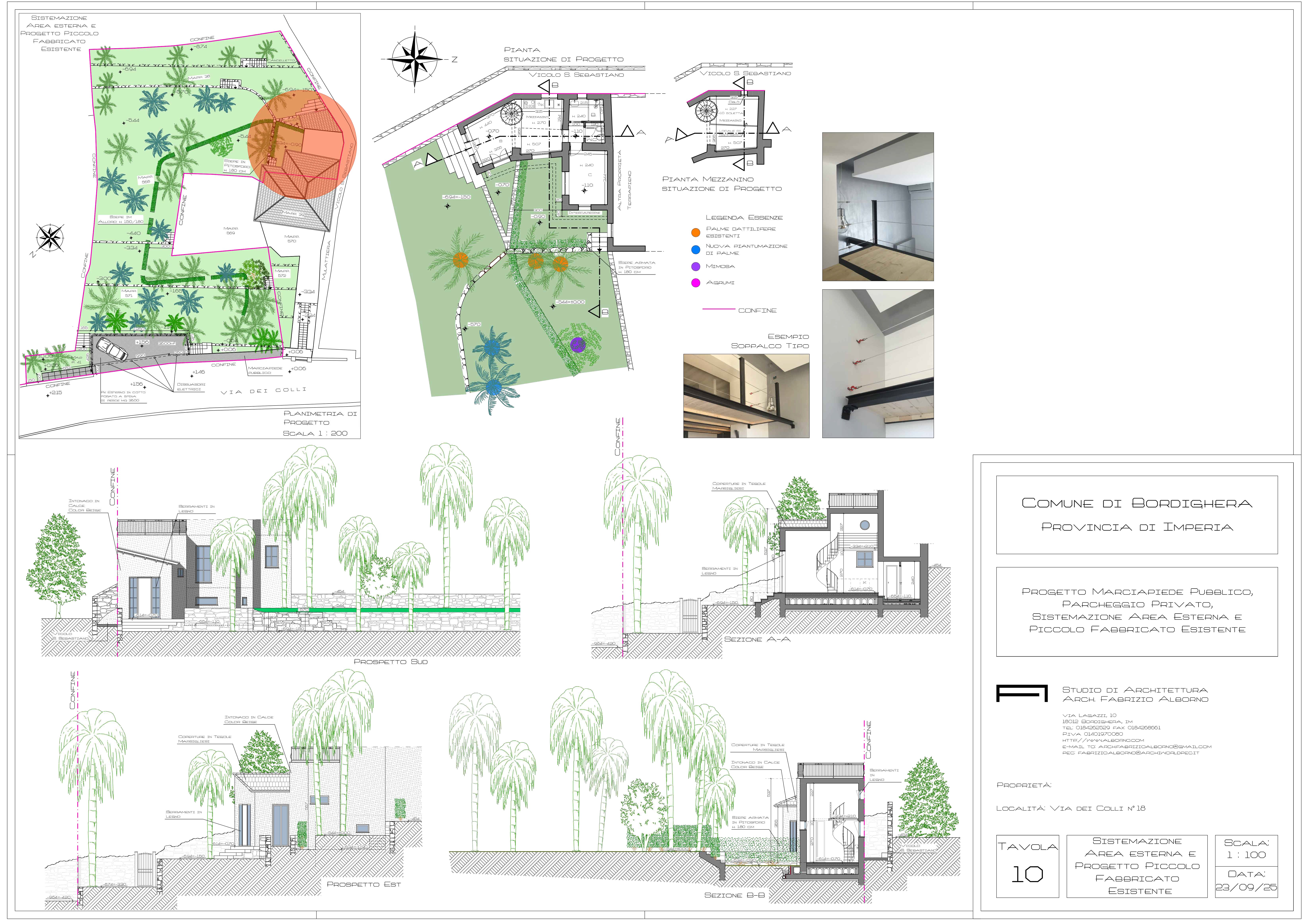 Progetto fabbricato residenziale - 2024\2025 - Bordighera (IM) - iter concluso in fase di esecuzione