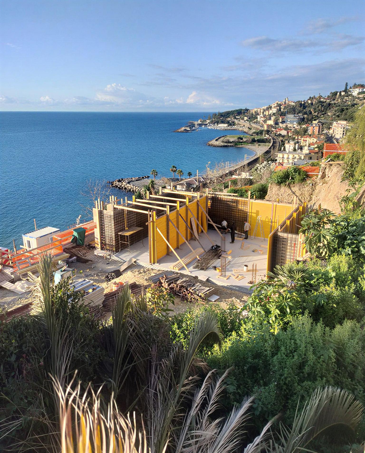 Progetto di fabbricato residenziale monofamiliare - 2025 - Bordighera (IM) - in costruzione